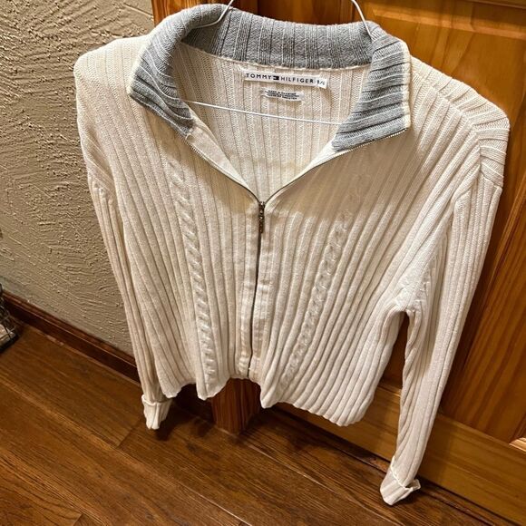 Tommy Hilfiger full zip sweater size large - Picture 1 of 7